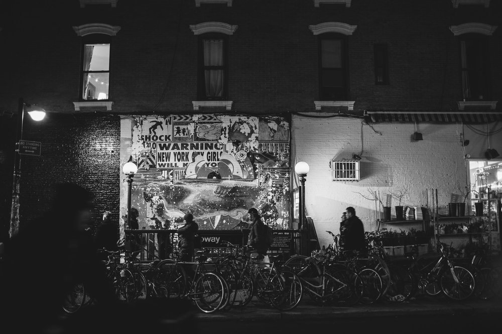  Brooklyn Subway, Greenpoint, NYC, Bicycles 