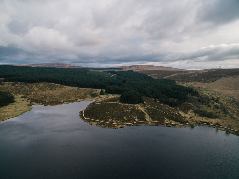  Altnahinch Dam, County Antrim, Northern Ireland, Drone Photography, DJI Phantom 3 