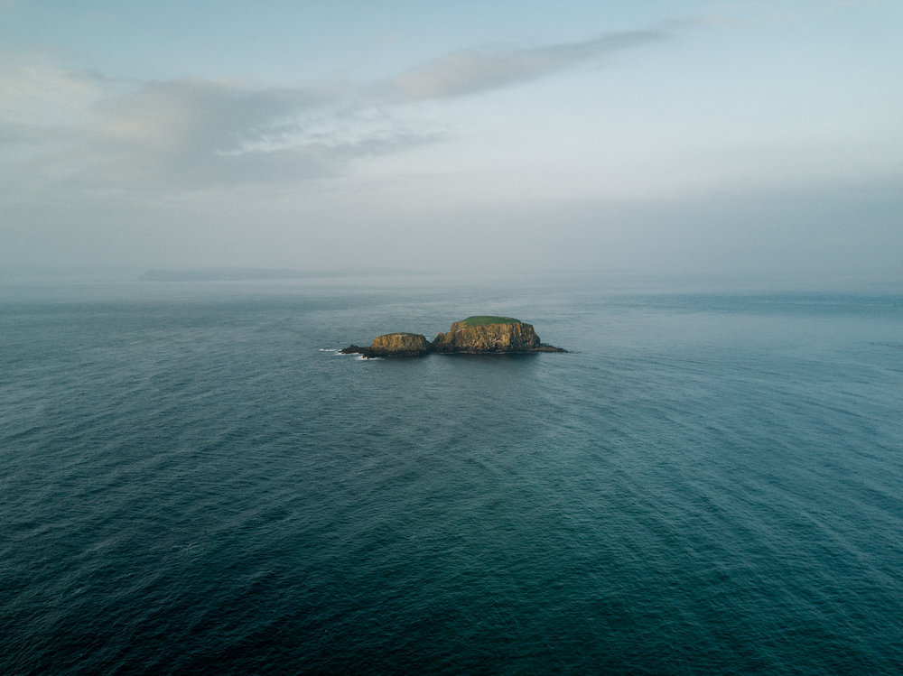  Aerial Photograph of Sheep Island, Ballintoy taken from DJI Mavic Pro Drone by CAA approved UAV Drone Operator Connor McCullough, providing UAV Drone Photography and Video Services in Northern Ireland 