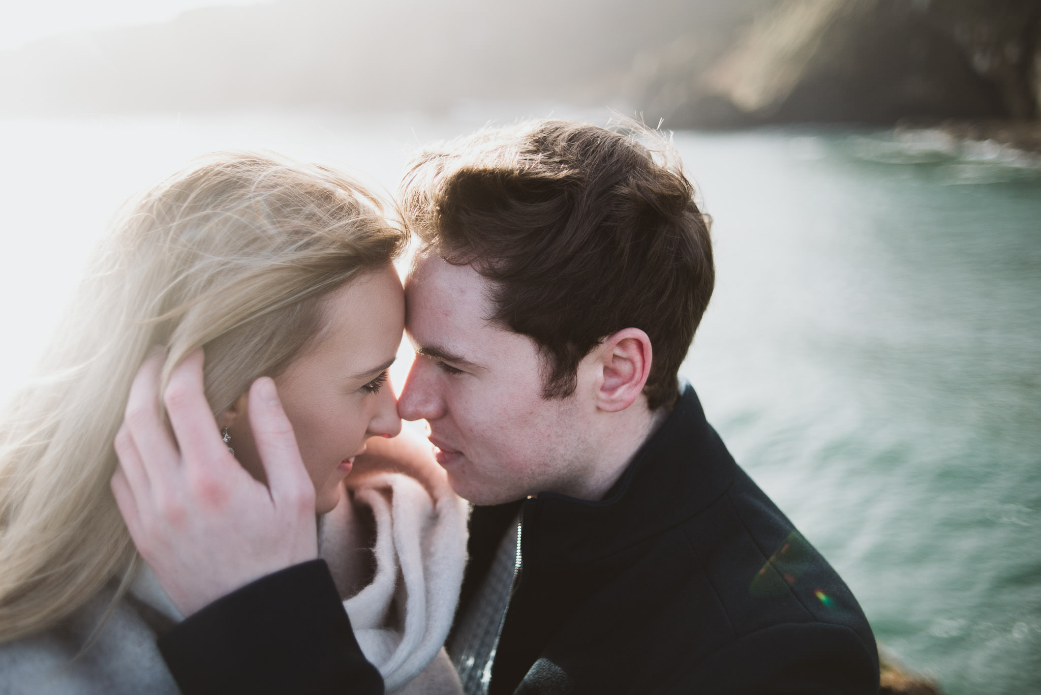 Kinbane Castle, Kinbane Head, Causeway Coast, Engagmenet Portrait Drone Shoot
