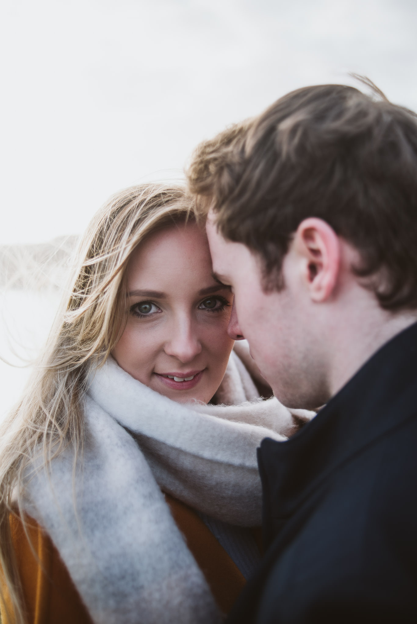 Kinbane Castle, Kinbane Head, Causeway Coast, Engagmenet Portrait Drone Shoot