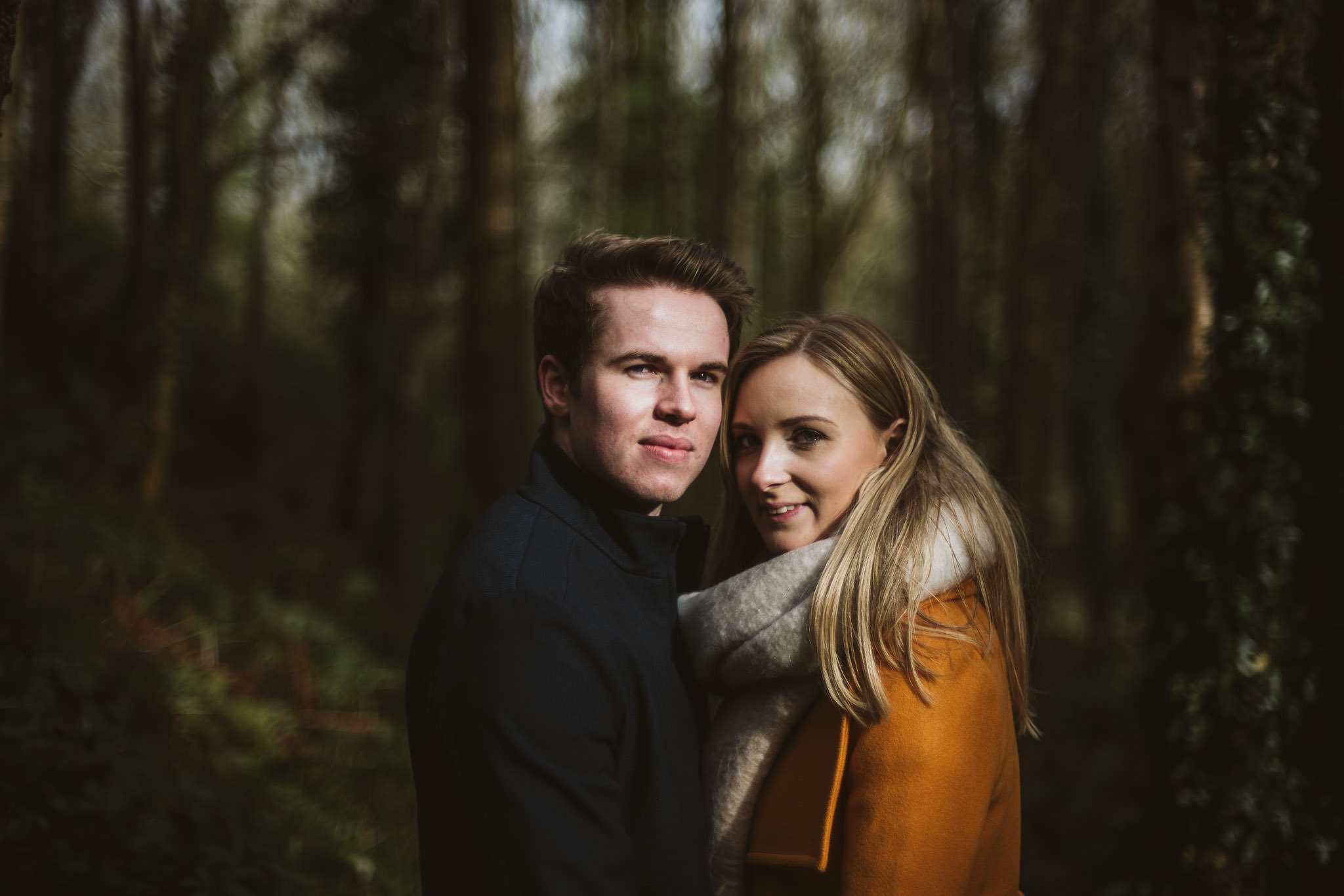 Kinbane Castle, Kinbane Head, Causeway Coast, Engagmenet Portrait Drone Shoot